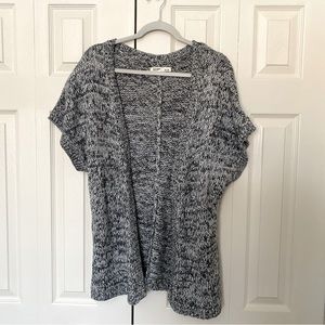 Old Navy Wool Blend Open Front Belt Short Sleeved Sweater Size Medium